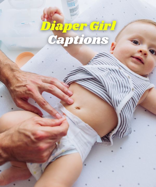 Diaper Girl Captions