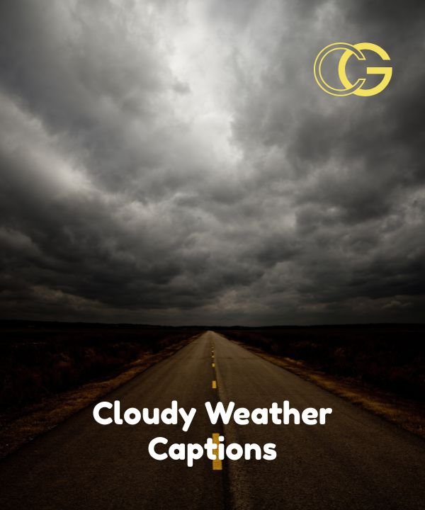 Cloudy Weather Captions