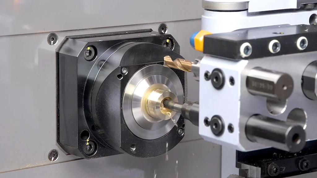 swiss type automatic lathe